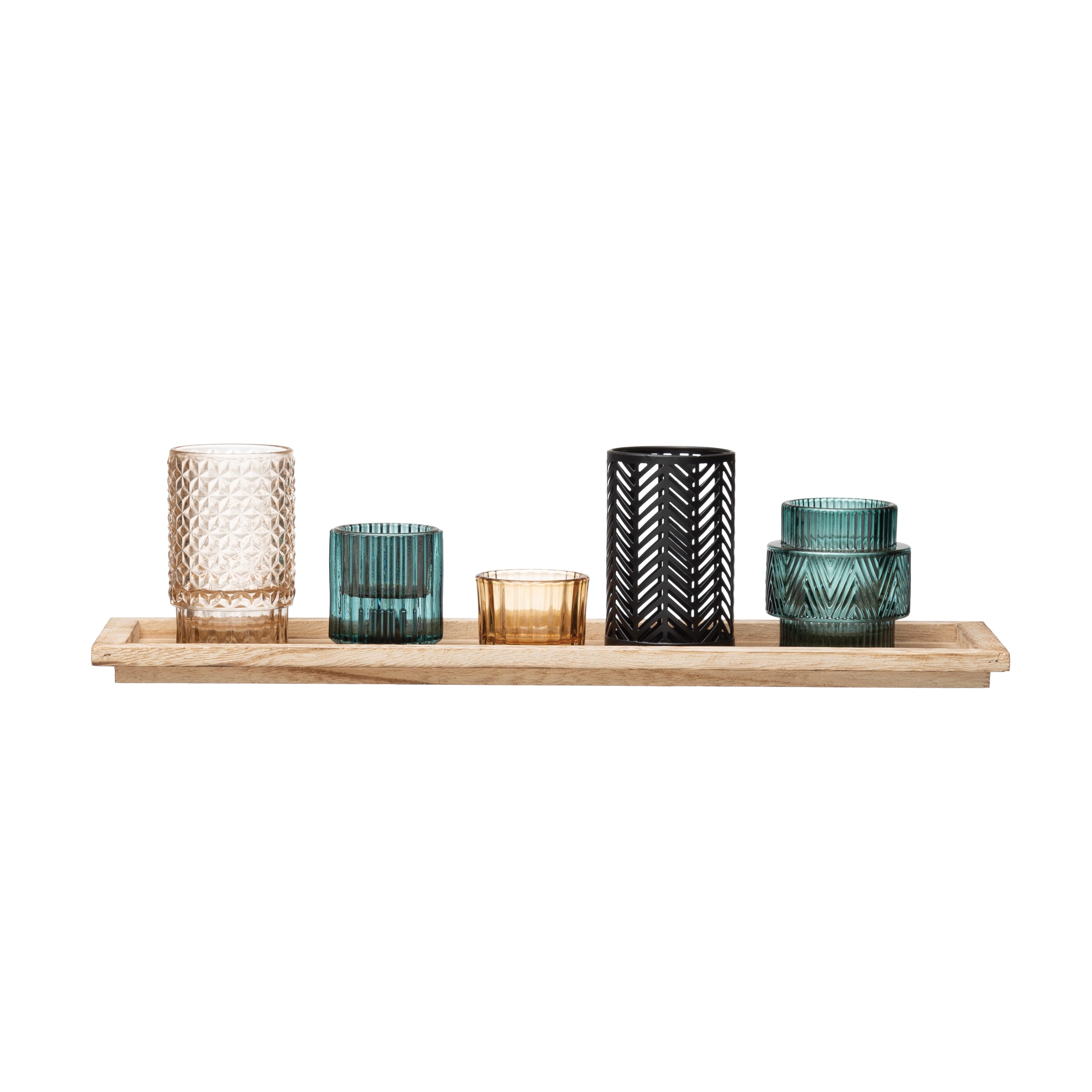 Eclectic Embossed Votive/Tealight Holders