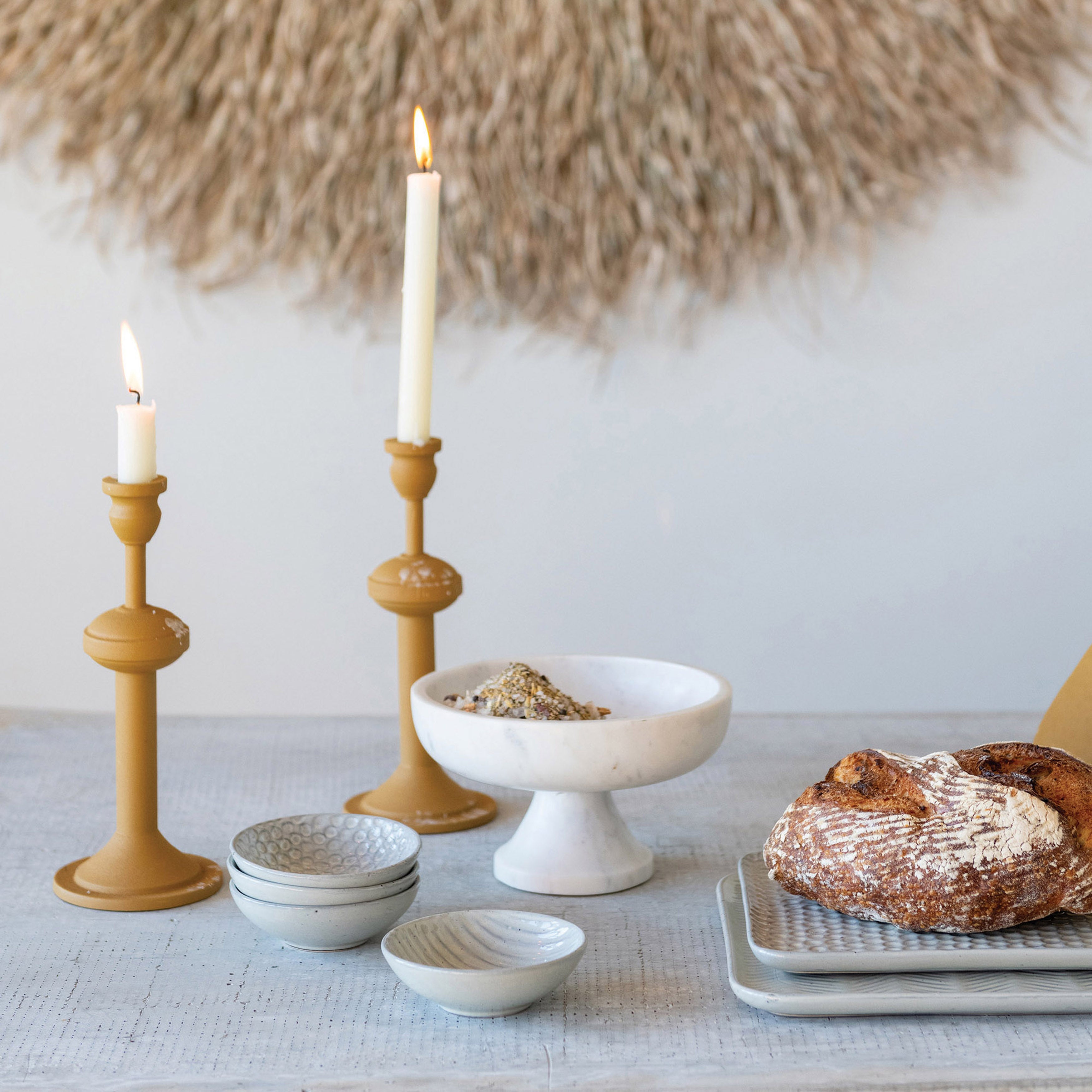 Pacifica Marble Footed Bowl