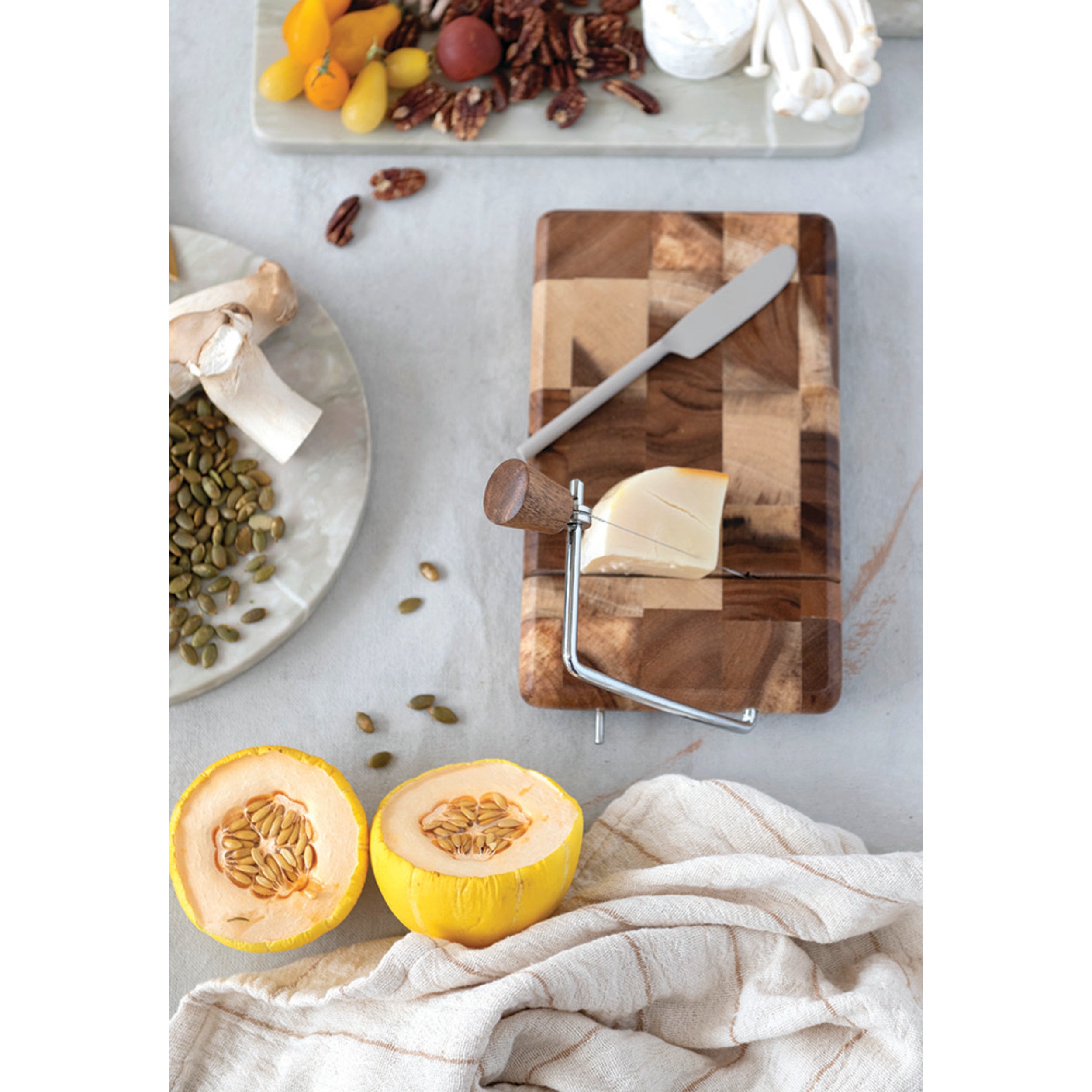 Suar Wood Cheese Slicer