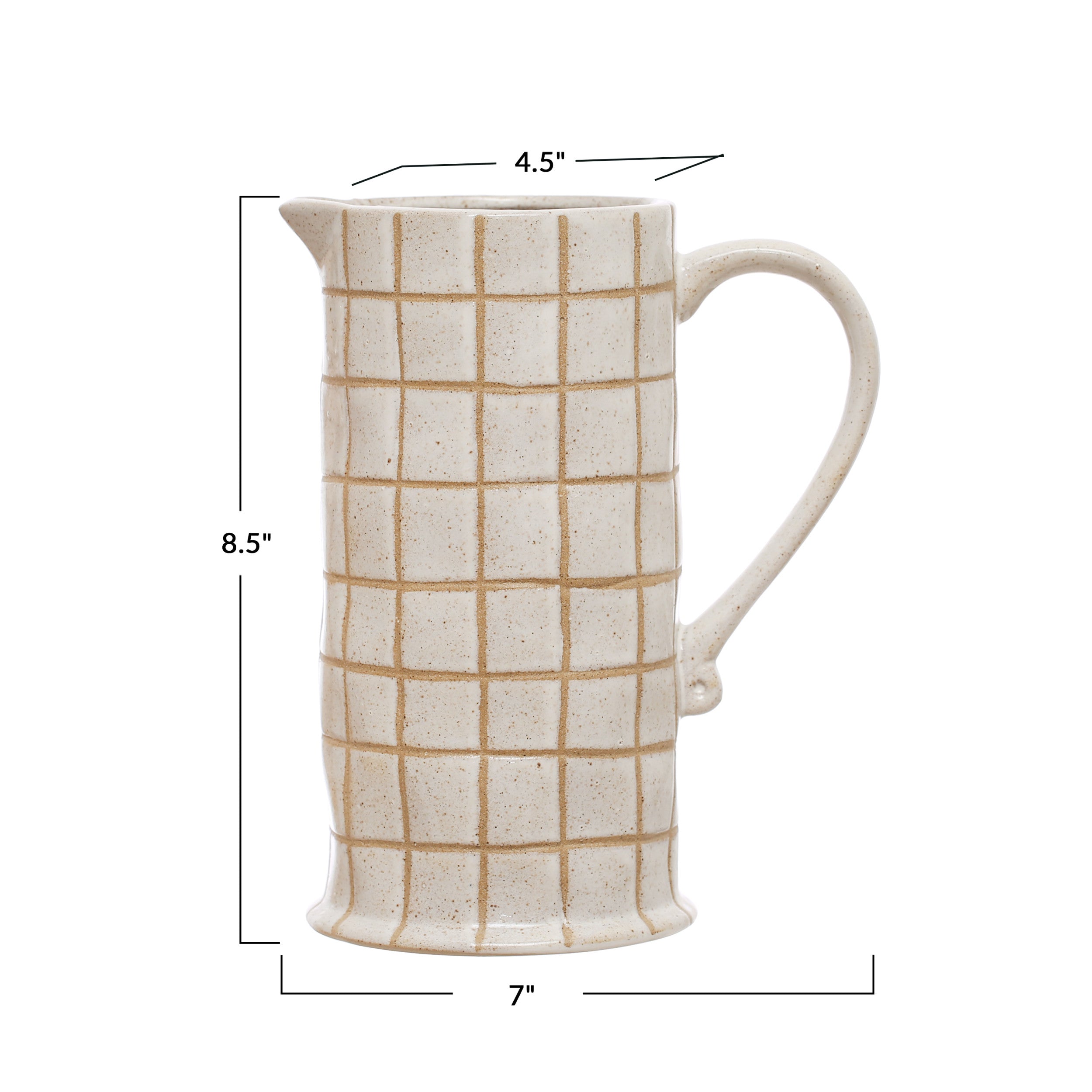 Off the Grid Stoneware Pitcher