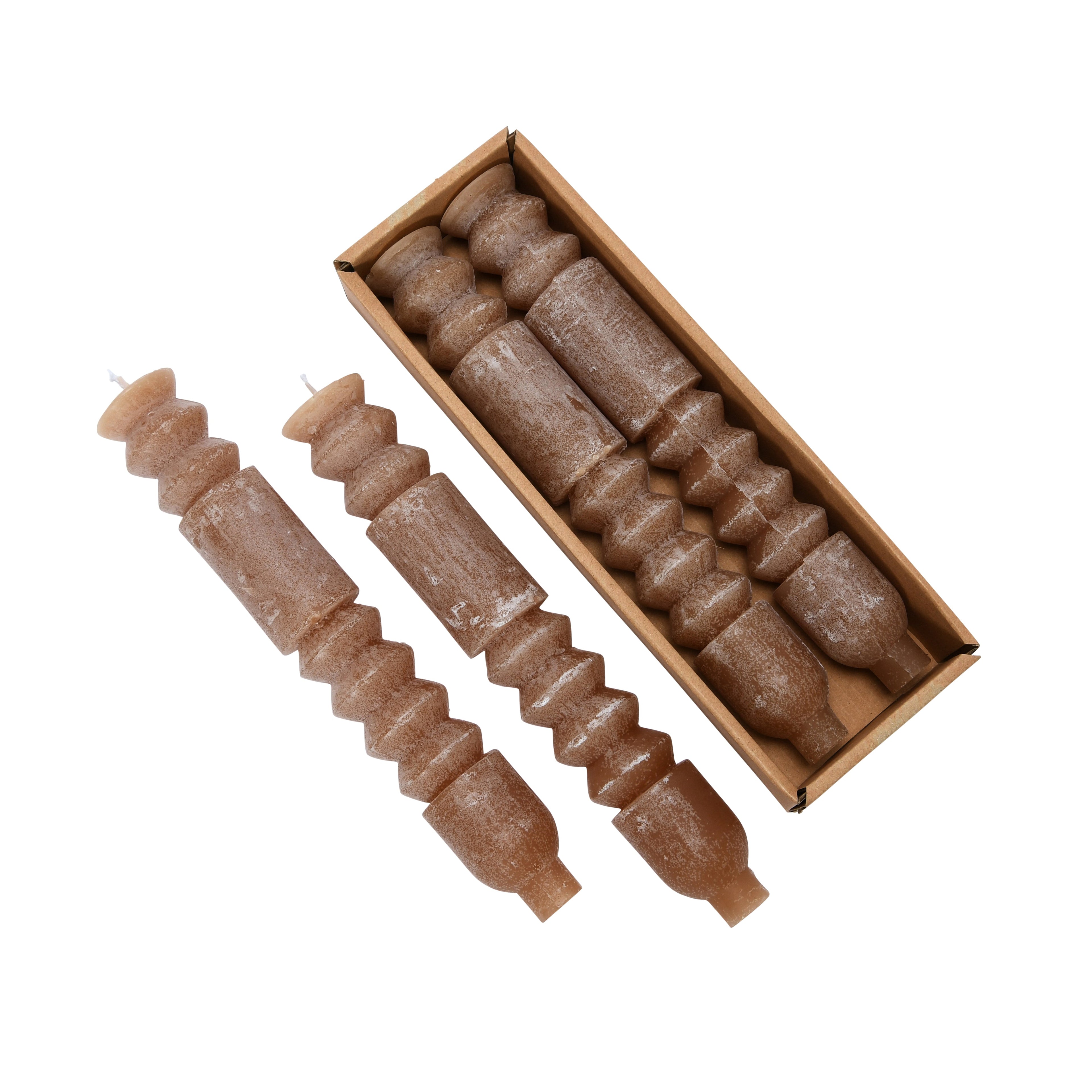 Totem Taper Candlesticks