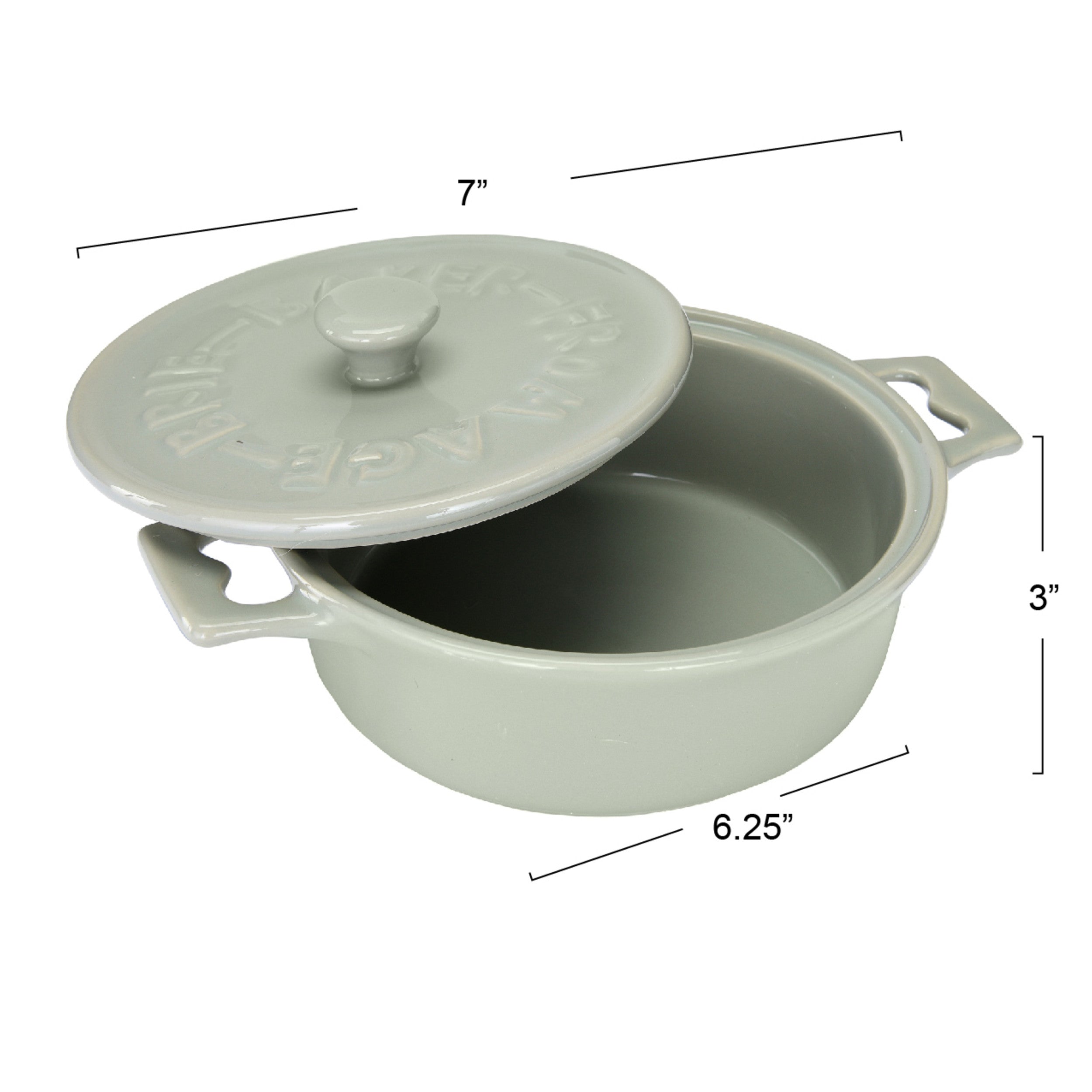 Farmhouse Brie Bakers with Wood Spreaders (Set of 2)