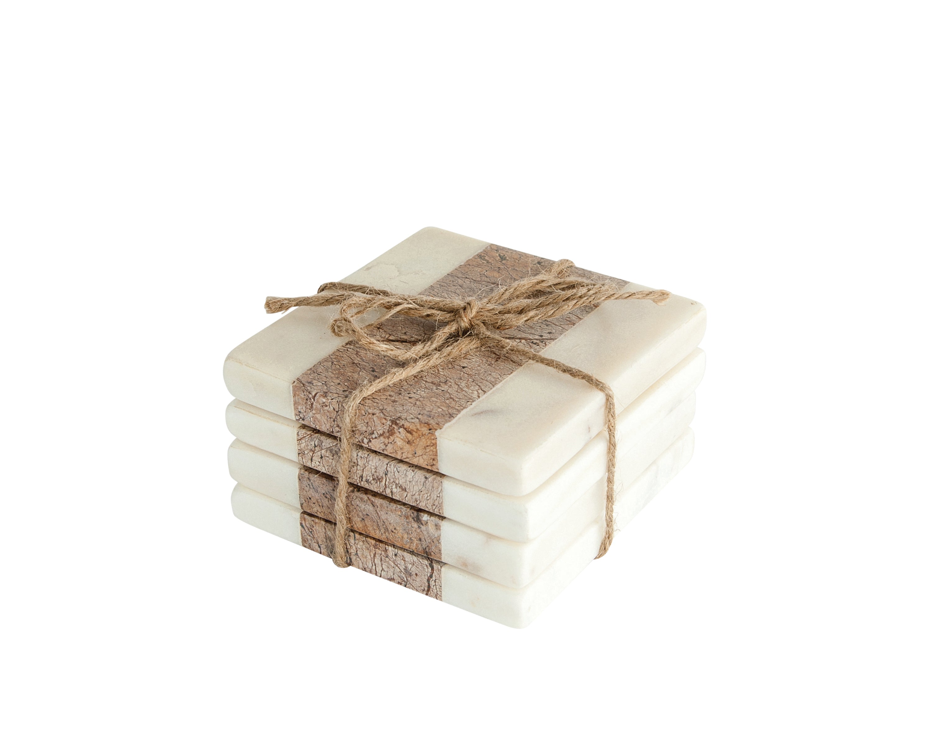 Two Tone Marble Coasters