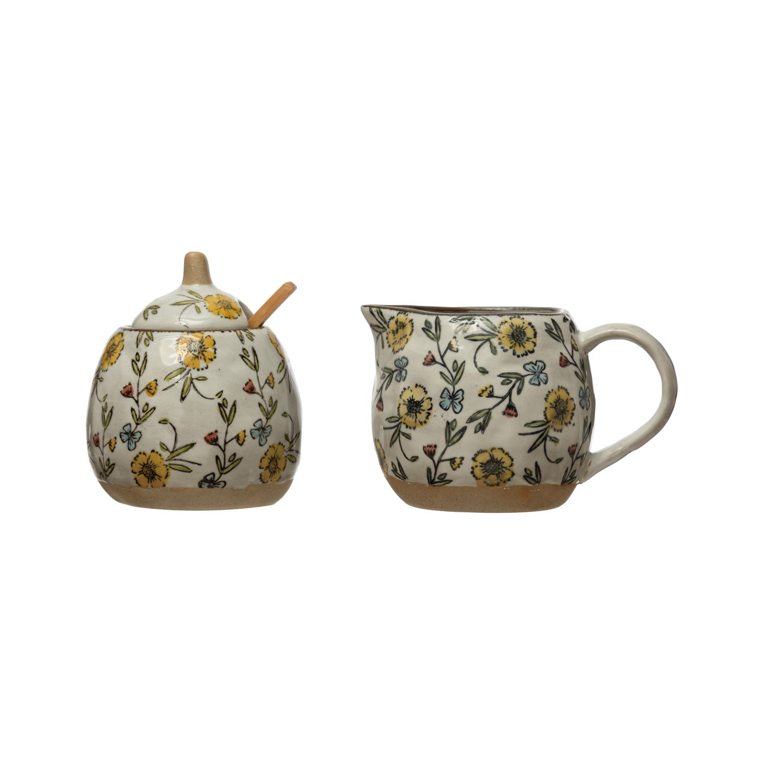 Secret Garden Sugar Pot and Creamer Set