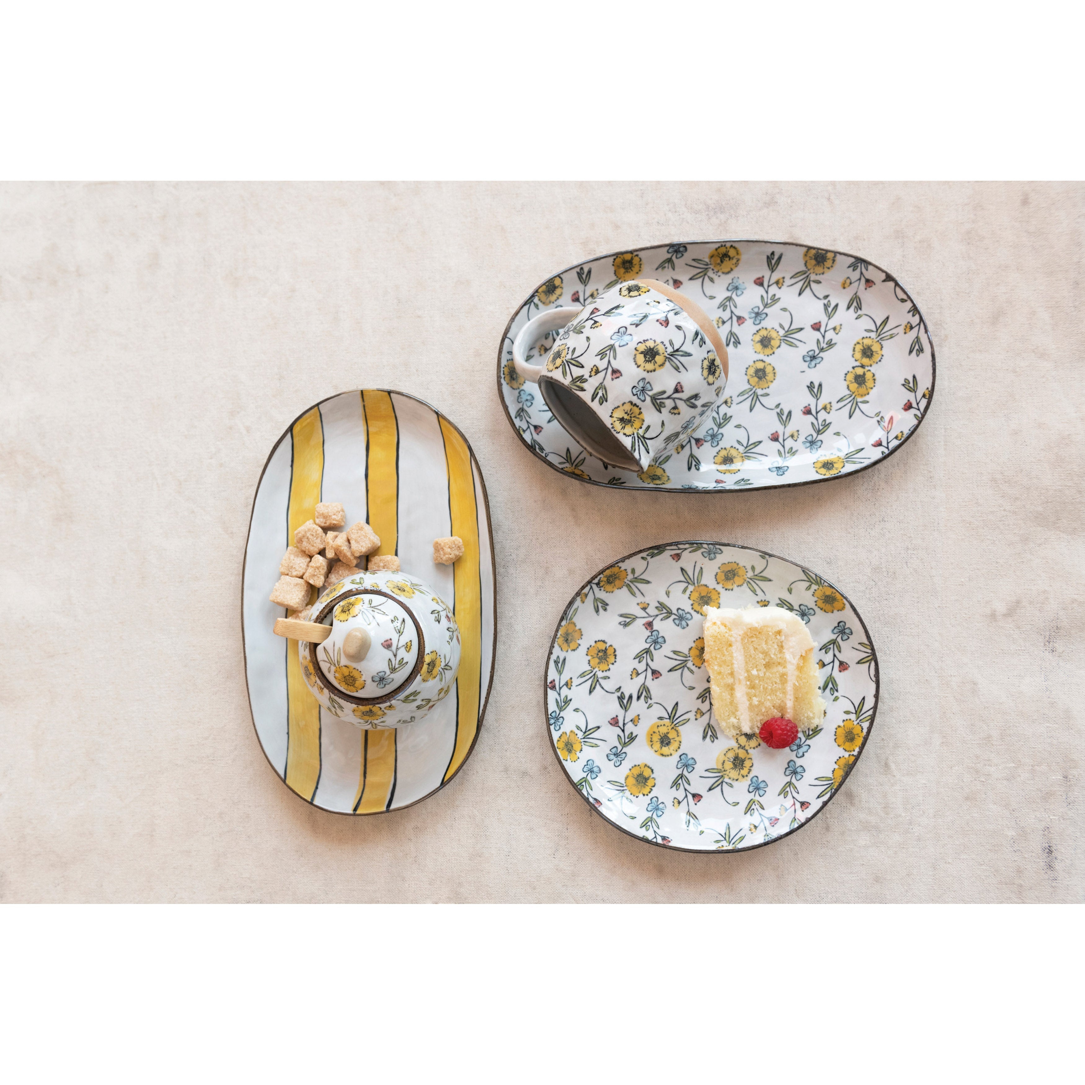 Secret Garden Sugar Pot and Creamer Set