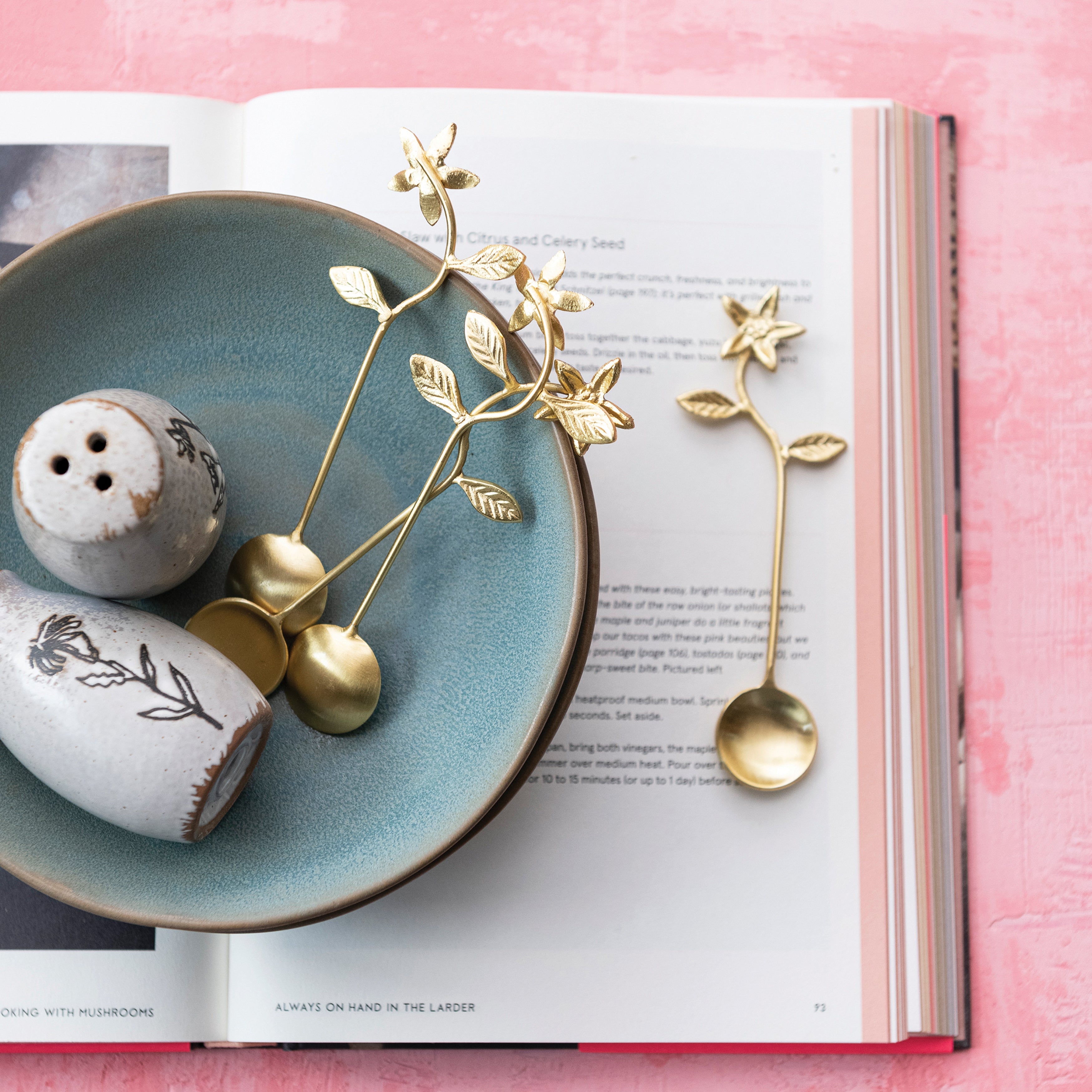 Mini Brass Stir Spoons