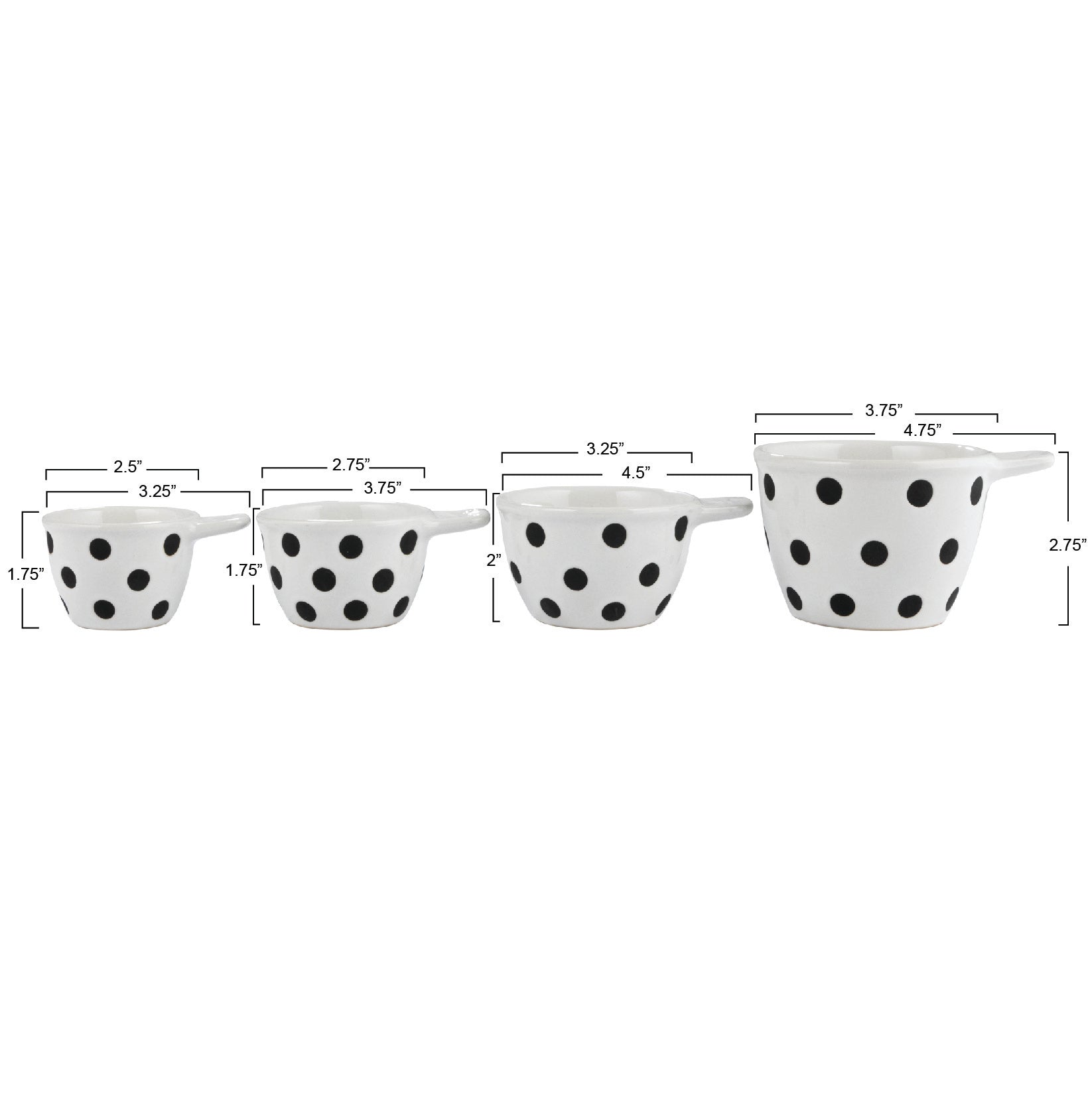 Perfect Polk-a-Dot Measuring Cups