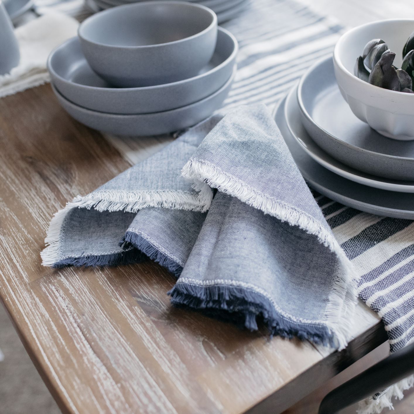 Chambray Heirloom Napkins