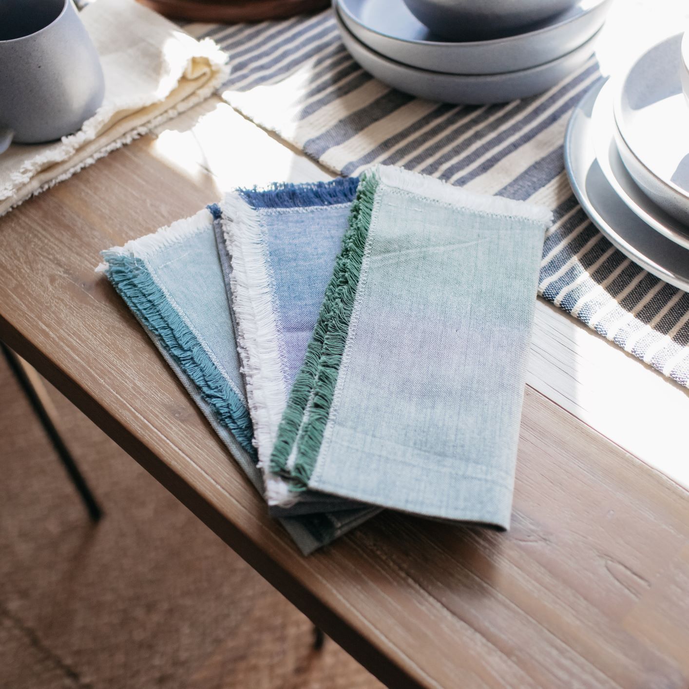 Chambray Heirloom Napkins
