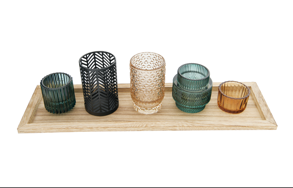Eclectic Embossed Votive/Tealight Holders