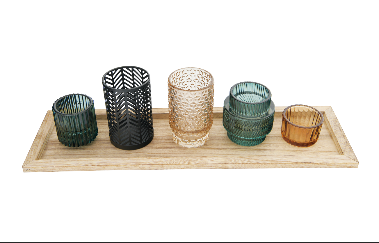 Eclectic Embossed Votive/Tealight Holders